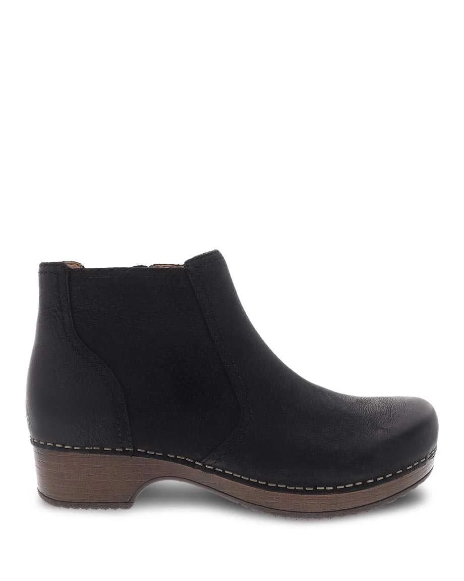 'Dansko' Women's Barbara - Black Burnished Nub 3 'Dansko' Women's Barbara - Black Burnished Nub