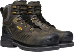 'Keen Utility' Men's 6" Philadelphia WP Comp Toe - Cascade Brown / Black -Best Sportswear Store 1022110 PLA large 1024x1024@2x