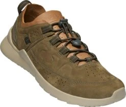 'Keen Outdoor' Men's Highland Oxford Sneaker - Dark Olive / Plaza Taupe -Best Sportswear Store 1022662 3Q large 1024x1024@2x