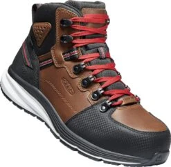 'Keen Utility' Men's Red Hook EH WP Comp Toe Hiker - Tobacco / Black -Best Sportswear Store 1024576 3Q large 1024x1024@2x