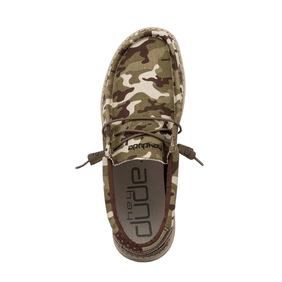 'Hey Dude' Men's Wally - Camo Flag 4 'Hey Dude' Men's Wally - Camo Flag - Image 2
