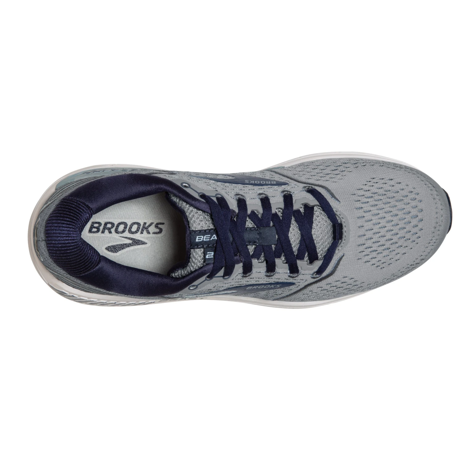 'Brooks' Men's Beast 20 - Blue / Grey / Peacoat 6 'Brooks' Men's Beast 20 - Blue / Grey / Peacoat - Image 4