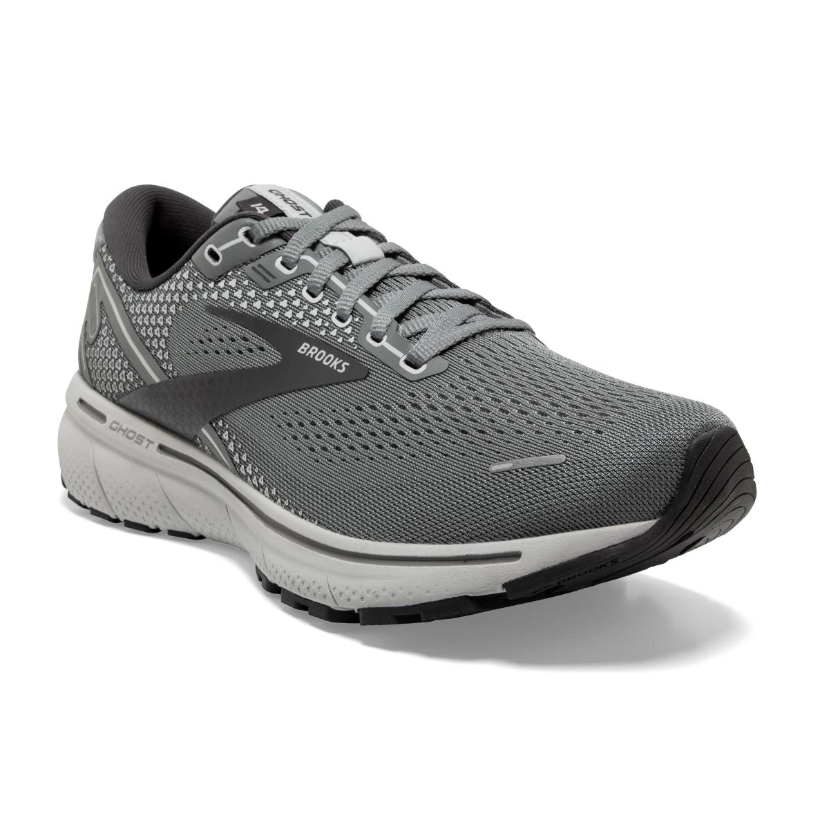 'Brooks' Men's Ghost 14 - Grey / Alloy / Oyster 4 'Brooks' Men's Ghost 14 - Grey / Alloy / Oyster - Image 2