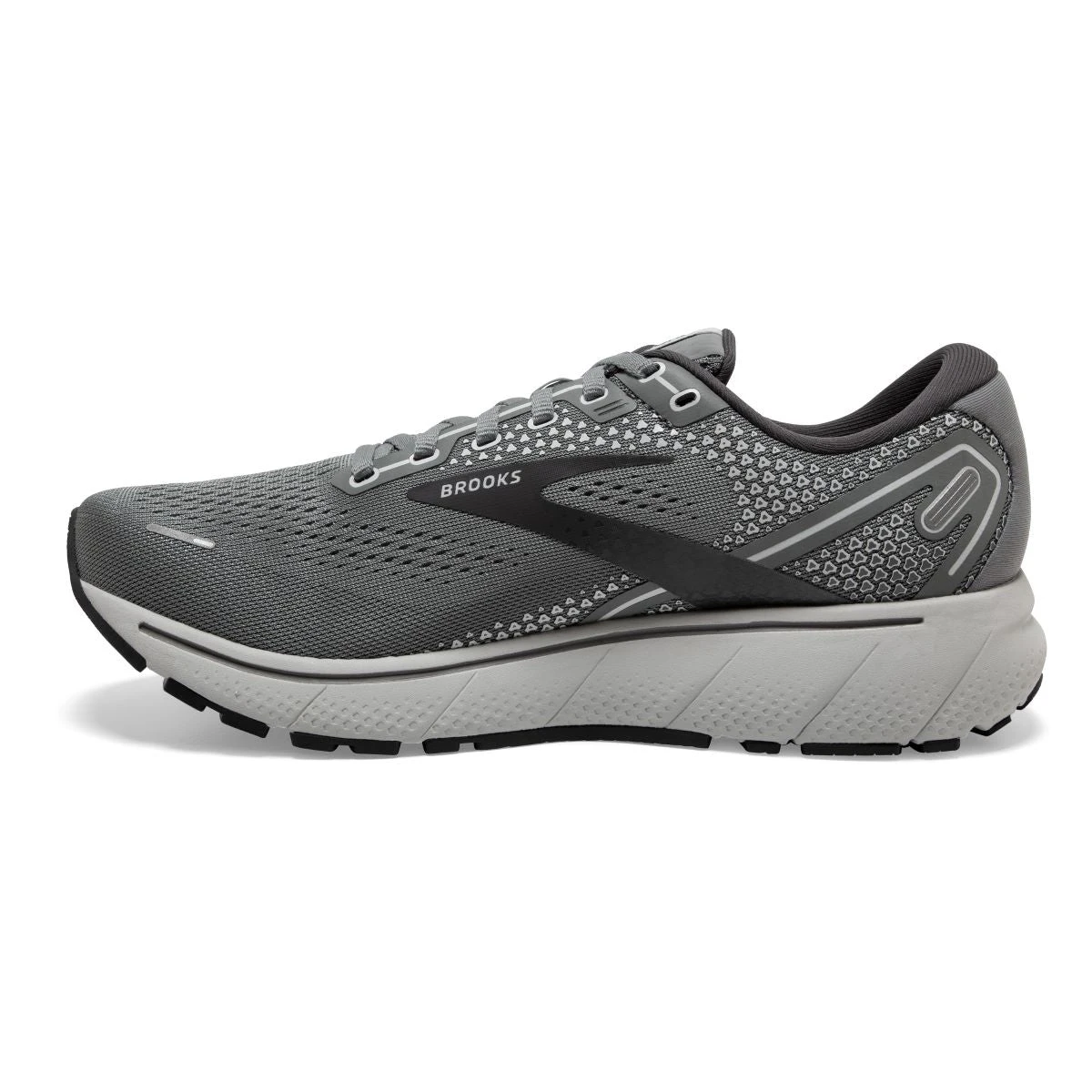 'Brooks' Men's Ghost 14 - Grey / Alloy / Oyster 7 'Brooks' Men's Ghost 14 - Grey / Alloy / Oyster - Image 5