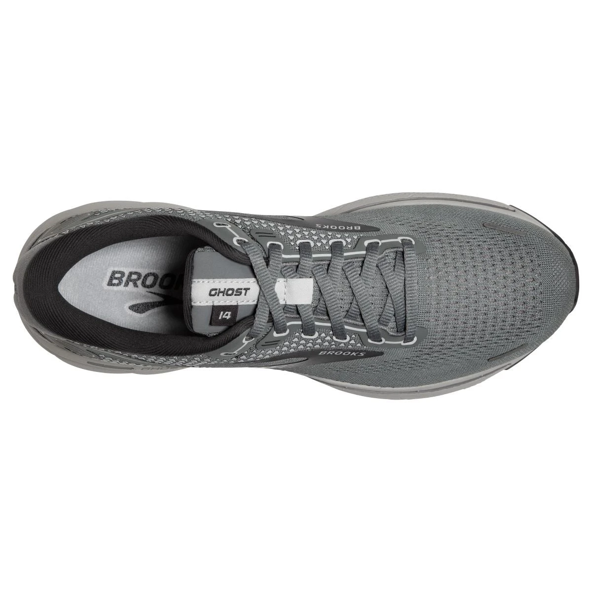 'Brooks' Men's Ghost 14 - Grey / Alloy / Oyster 5 'Brooks' Men's Ghost 14 - Grey / Alloy / Oyster - Image 3