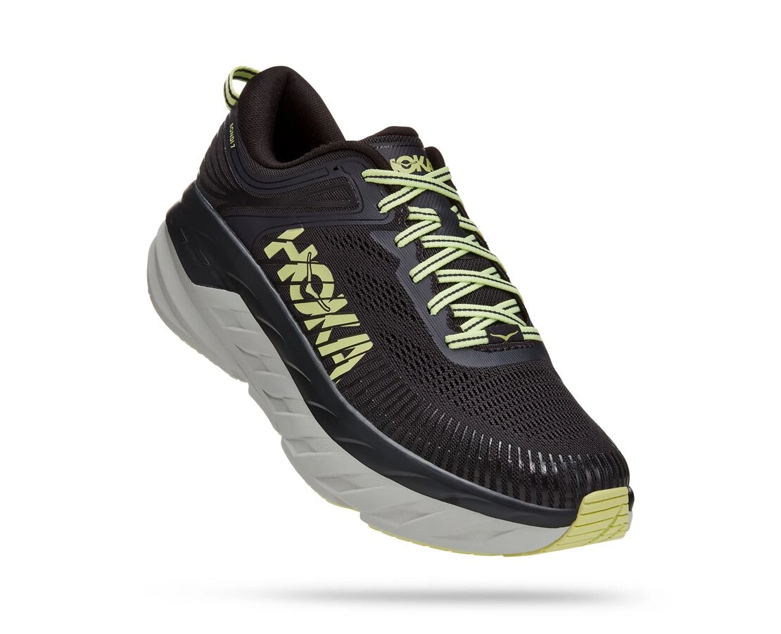 'HOKA' Men's Bondi 7 - Blue Graphite / Butterfly 3 'HOKA' Men's Bondi 7 - Blue Graphite / Butterfly