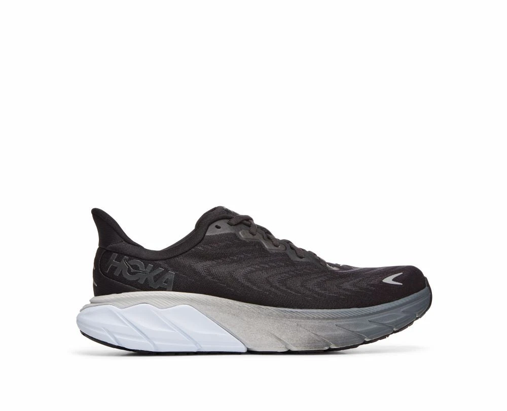 'HOKA' Men's Arahi 6 - Black / White (Wide) 6 'HOKA' Men's Arahi 6 - Black / White (Wide) - Image 4