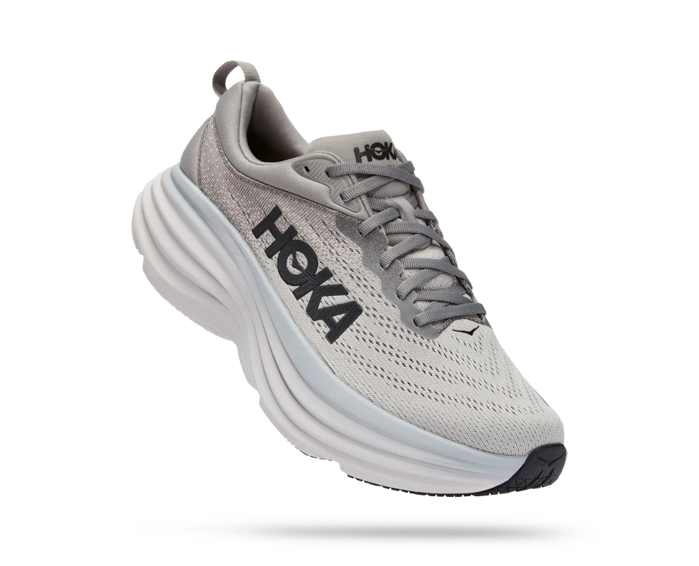 'HOKA' Men's Bondi 8 - Sharkskin / Harbor Mist (Wide) 3 'HOKA' Men's Bondi 8 - Sharkskin / Harbor Mist (Wide)