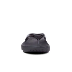 'OOFOS' Women's OOlala Thong - Black Patent -Best Sportswear Store 1400BLK 3 1024x1024@2x