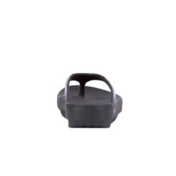 'OOFOS' Women's OOlala Thong - Black Patent -Best Sportswear Store 1400BLK 5 1024x1024@2x