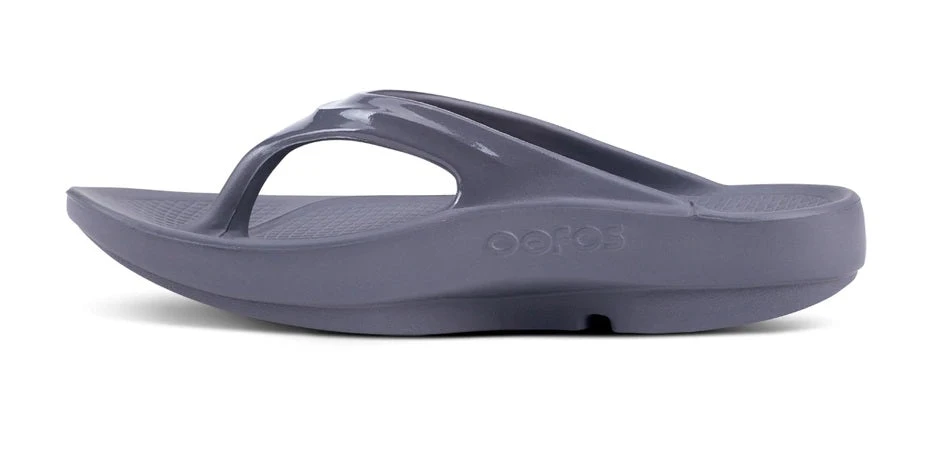 'OOFOS' Women's OOlala Luxe Thong - Slate 8 'OOFOS' Women's OOlala Luxe Thong - Slate - Image 6