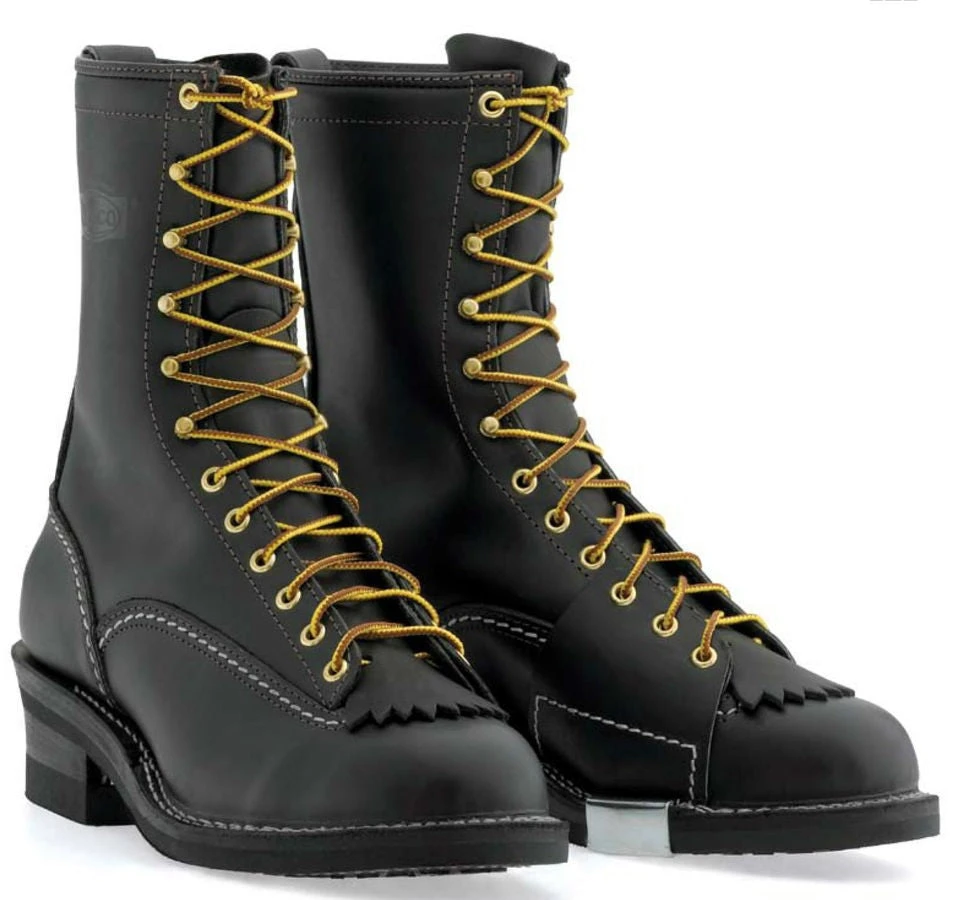 'Wesco' Men's 10" Highliner Logger Boot - Black 3 'Wesco' Men's 10" Highliner Logger Boot - Black