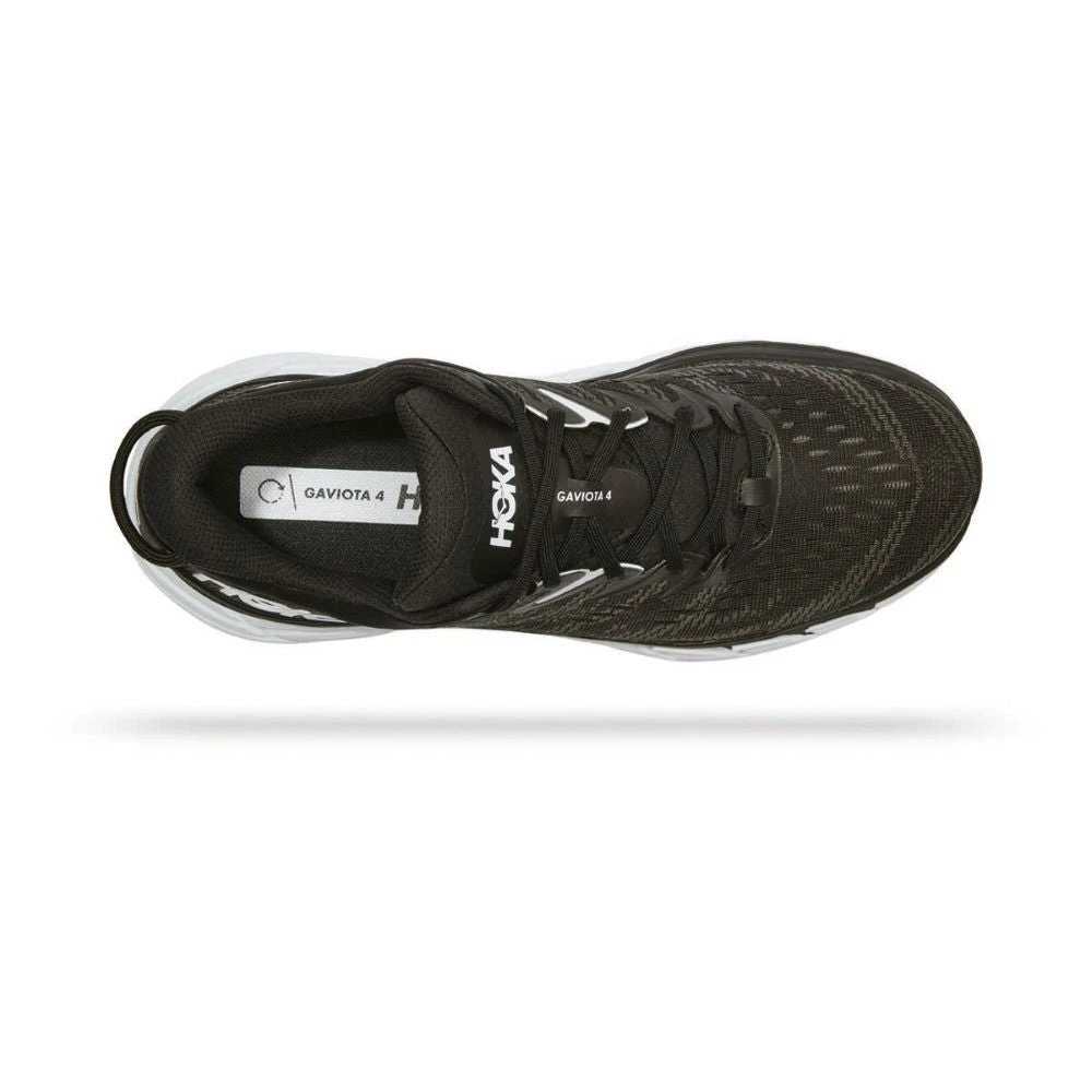 'HOKA' Men's Gaviota 4 - Black / White (Wide) 4 'HOKA' Men's Gaviota 4 - Black / White (Wide) - Image 2