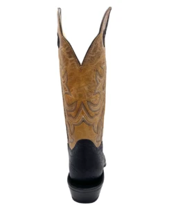 'Hondo Boots' Men's 14" Nubuck Bullhide Western Round Toe - Black / Tan -Best Sportswear Store 22842 1024x1024@2x