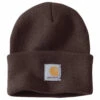 'Carhartt' Acrylic Knit Watch Hat - Dark Brown -Best Sportswear Store A18 DKB S19 1024x1024@2x