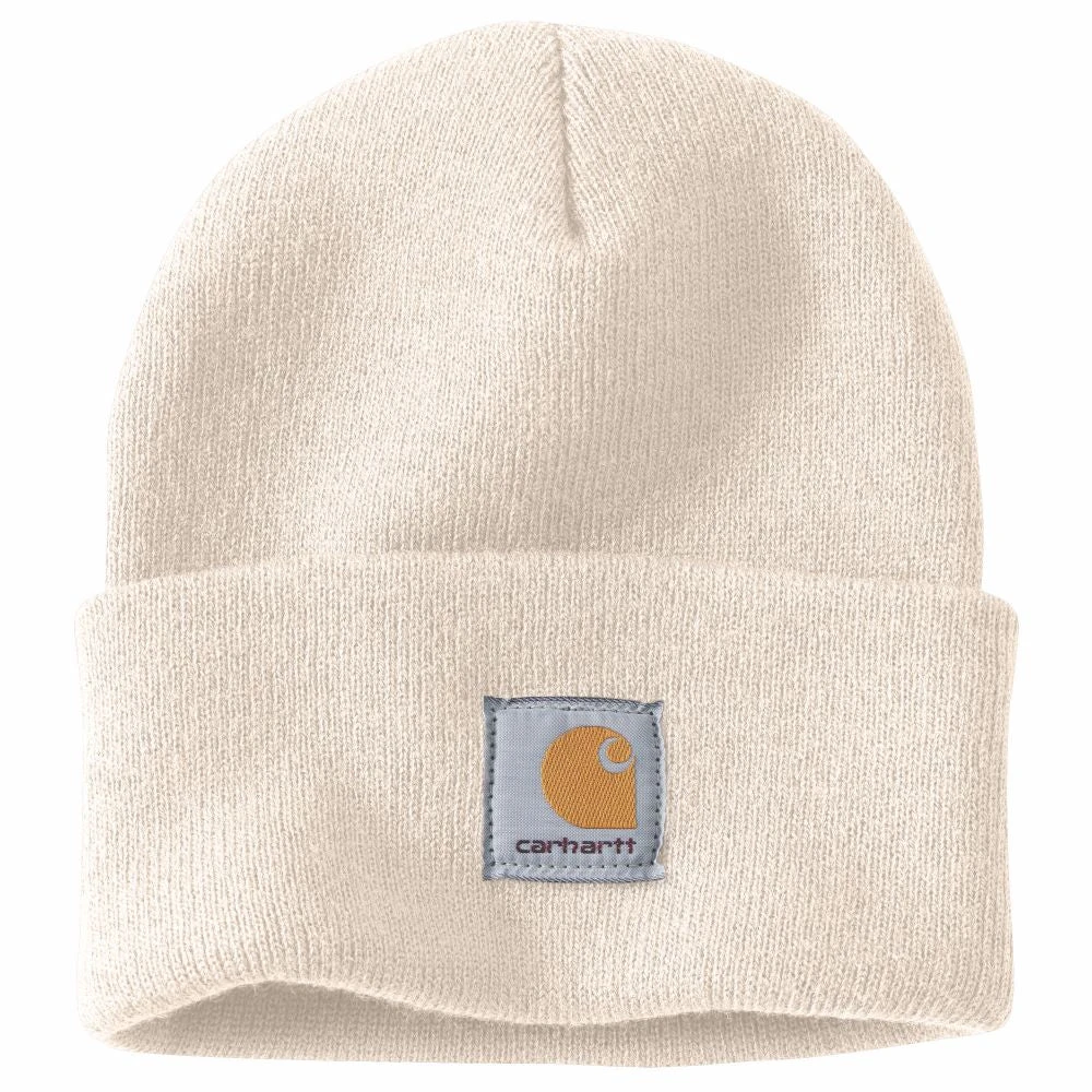 'Carhartt' Acrylic Watch Knit Hat - Winter White 3 'Carhartt' Acrylic Watch Knit Hat - Winter White