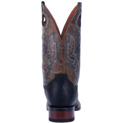 'Dan Post' Men's 11" Deuce Western Wide Square Toe - Black / Brown -Best Sportswear Store DP4558 4 1024x1024@2x