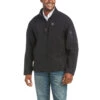 'Ariat' Men's Vernon 2.0 Softshell Jacket - Black -Best Sportswear Store F18 MNS WEST 10023329 front 1024x1024@2x