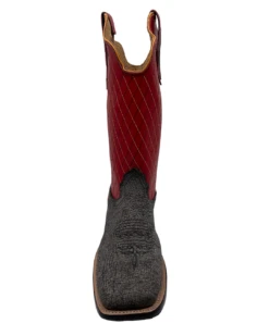 'Fenoglio' Men's 13" Cape Buffalo Western Square Toe - Grey / Red -Best Sportswear Store FB342426283 1024x1024@2x