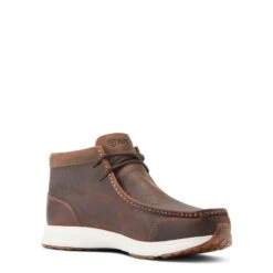'Ariat' Men's 4" Spitfire Lace Up Chukka - Sorrel Crunch -Best Sportswear Store S23 MNS WEST 10044486 medial 1024x1024@2x