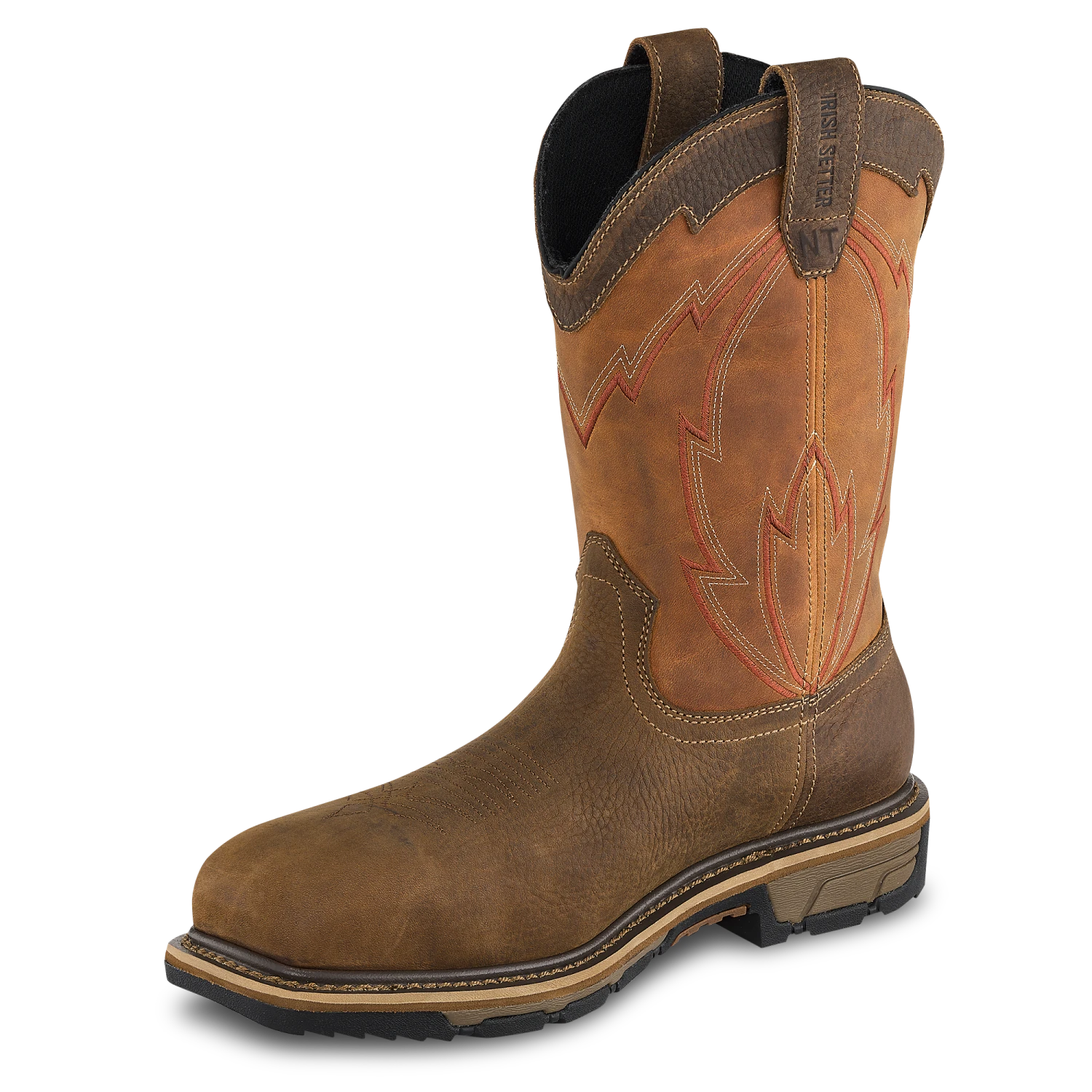 'Irish Setter' Men's 11" Marshall EH WP Safety Toe - Tan / Brown 7 'Irish Setter' Men's 11" Marshall EH WP Safety Toe - Tan / Brown - Image 5