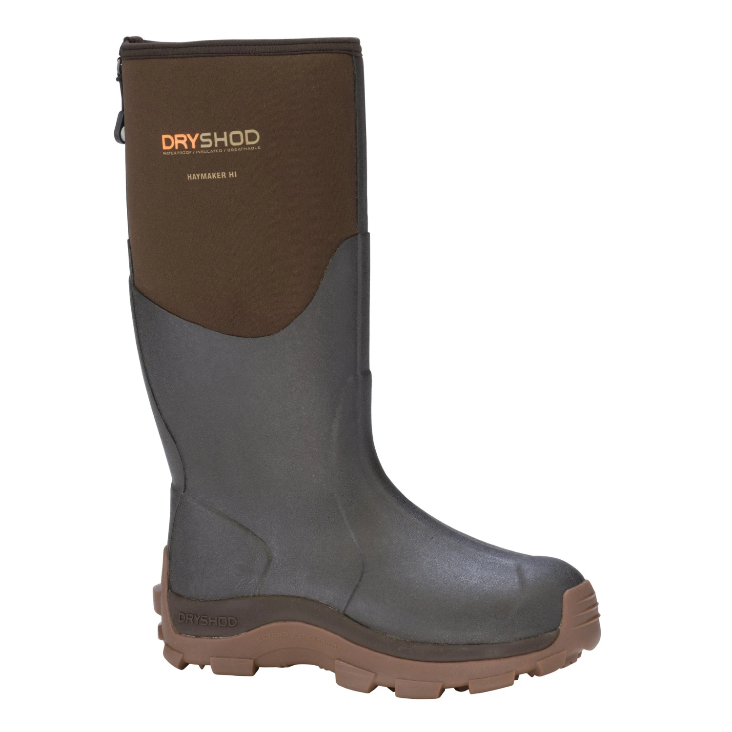 'Dryshod' Men's Haymaker Hi -20 Farm Boots - Brown / Black 8 'Dryshod' Men's Haymaker Hi -20 Farm Boots - Brown / Black - Image 6