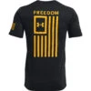'Under Armour' Men's Freedom Flag T-Shirt - Black / Steeltown Gold -Best Sportswear Store s7.PS1370810 003 HB 1024x1024@2x